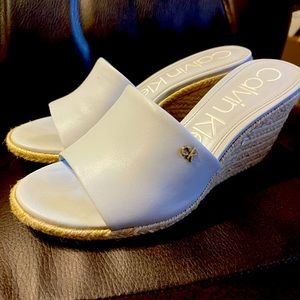 Calvin Klein wedges size 7.5